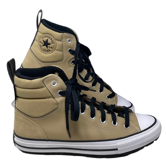 Converse CTAS Berkshire Boot Hi Men's Nomad Khaki Leather Sneakers A04475C - Picture 1 of 9
